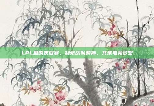 LPL里的友谊赛，凝聚战队精神，共筑电竞梦想